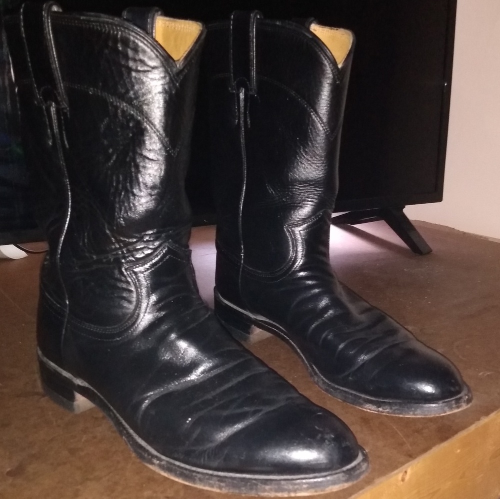 Justin Black Roper sz 8.5 style 3025